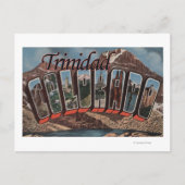 Trinidad, Colorado - grote letterscènes Briefkaart (Voorkant)
