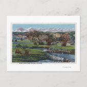 Trinidad, Colorado - Snowy Range & Valley Uitzicht Briefkaart (Voorkant)