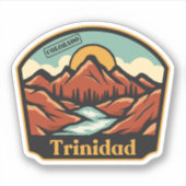 Trinidad, Colorado Sticker (Voorkant)