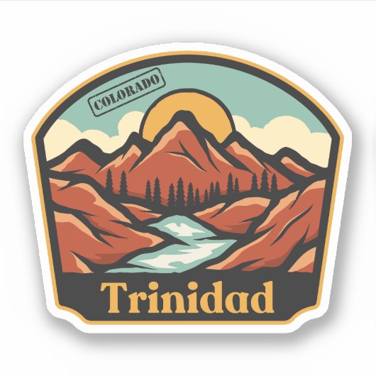Trinidad, Colorado Sticker (Voorkant)