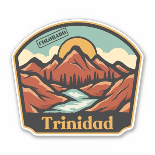 Trinidad, Colorado Sticker (Voorkant)