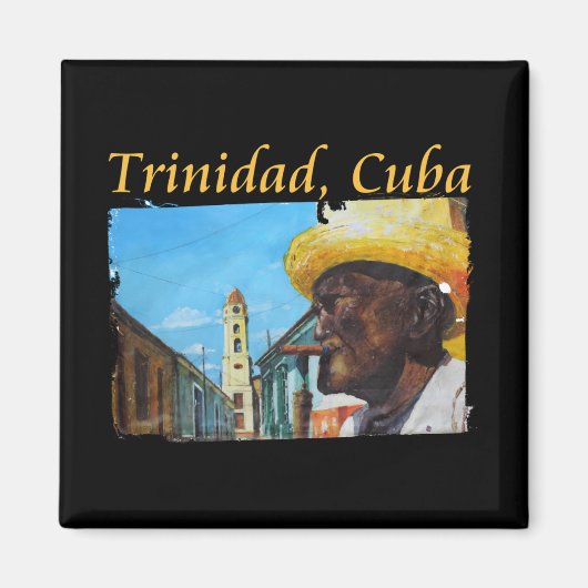 Trinidad Cuba - Cubaanse sigarenkunst Magneet (Voorkant)