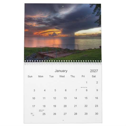 Trinidad Dream Scenes van Wendell SJ Reyes Kalender (Jan 2027)