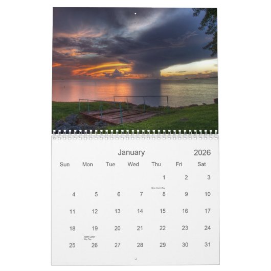 Trinidad Dream Scenes van Wendell SJ Reyes Kalender (Jan 2026)