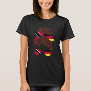 Trinidad en Duitsland Mix Half Trinidad half Ger T-shirt