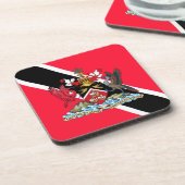 Trinidad en Tobago Bier Onderzetter (Linkerzijde)