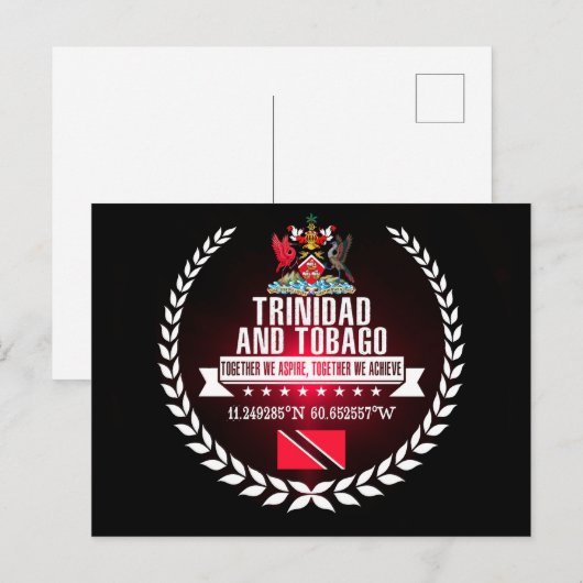Trinidad en Tobago Briefkaart (Voorkant / Achterkant)
