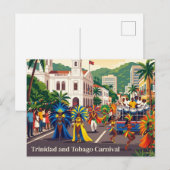 Trinidad en Tobago Carnaval Briefkaart (Voorkant / Achterkant)