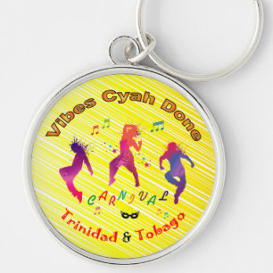 Trinidad en Tobago Carnival Sleutelhanger