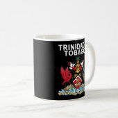 Trinidad en Tobago Embleem Koffiemok (Voorkant rechts)