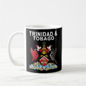 Trinidad en Tobago Embleem Koffiemok (Links)