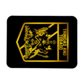 Trinidad en Tobago Emblem Magneet (Horizontaal)