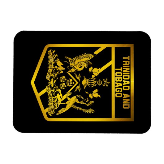Trinidad en Tobago Emblem Magneet (Horizontaal)