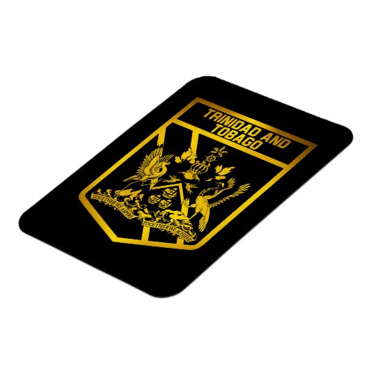 Trinidad en Tobago Emblem Magneet (Linkerzijde)