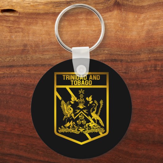 Trinidad en Tobago Emblem Sleutelhanger (Voorkant)