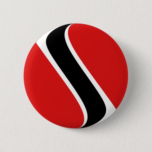 Trinidad en Tobago Fisheye Flag Button (Voorkant)