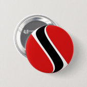 Trinidad en Tobago Fisheye Flag Button (Voorkant /achterkant)