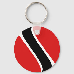 Trinidad en Tobago Fisheye Flag Sleutelhanger