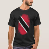 Trinidad en Tobago Flag Souvenir - Onderdruk T-shirt (Voorkant)