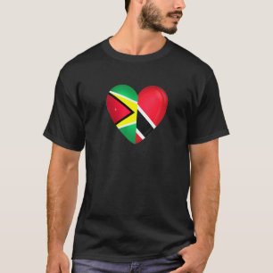 Trinidad en Tobago Flag Trini Guyana Guyanese Fla T-shirt