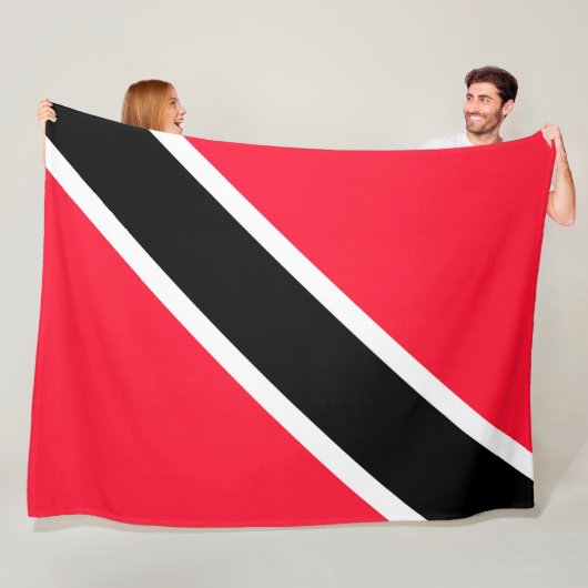 Trinidad en Tobago Fleece Deken (In situ)
