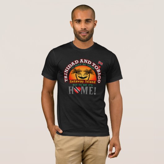 Trinidad en Tobago / Getaway Island T-shirt (Voorkant volledig)