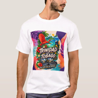 Trinidad en Tobago Goede Vibes Hebben een Adres T- T-shirt