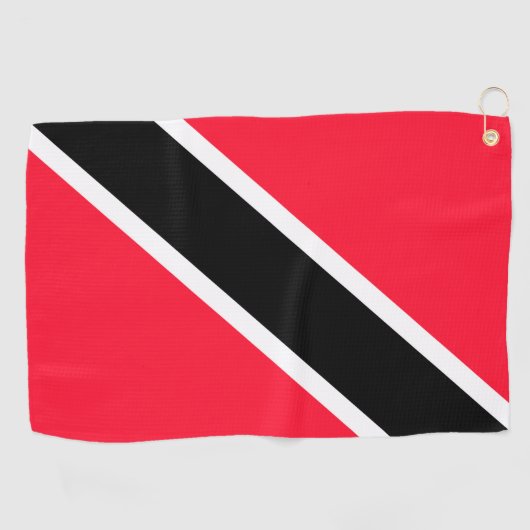 Trinidad en Tobago Golfhanddoek (Horizontaal)