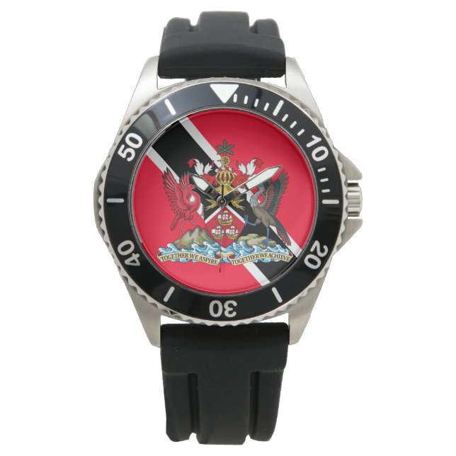 Trinidad en Tobago Horloge (Voorkant)