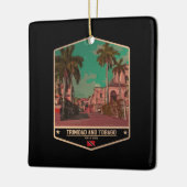 Trinidad en Tobago Keramisch Ornament (Links)