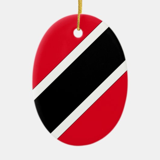 Trinidad en Tobago Keramisch Ornament (Voorkant)