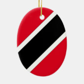Trinidad en Tobago Keramisch Ornament (Achterkant)