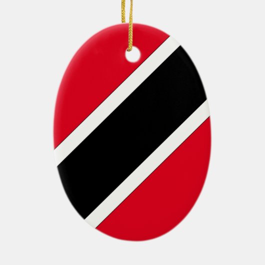 Trinidad en Tobago Keramisch Ornament (Achterkant)