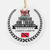 Trinidad en Tobago Keramisch Ornament (Voorkant)