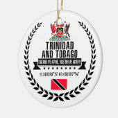 Trinidad en Tobago Keramisch Ornament (Links)