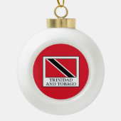 Trinidad en Tobago Keramische Bal Ornament (Voorkant)