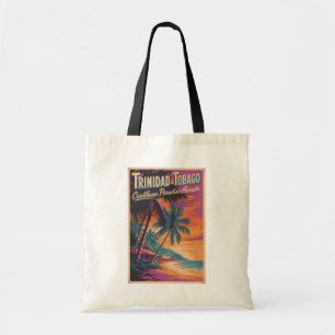 Trinidad en Tobago Landschapsillustratie Reizen Tote Bag