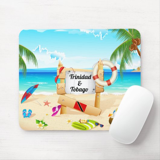 Trinidad en Tobago Maracas Beach Muismat (Met muis)