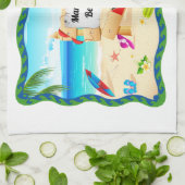 Trinidad en Tobago Maracas Beach Theedoek (Gevouwen)