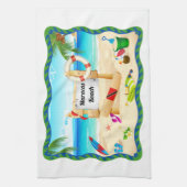 Trinidad en Tobago Maracas Beach Theedoek (Verticaal)