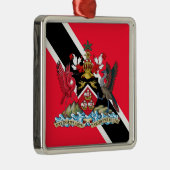 Trinidad en Tobago Metalen Ornament (Rechts)