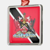 Trinidad en Tobago Metalen Ornament (Links)