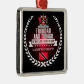 Trinidad en Tobago Metalen Ornament (Rechts)