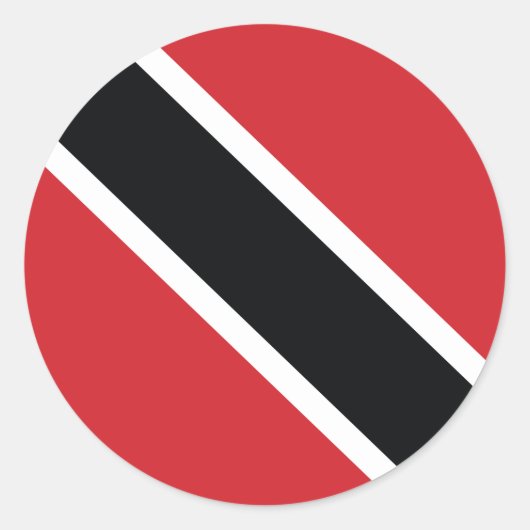 Trinidad en Tobago Nationale Vlag Sticker (Voorkant)