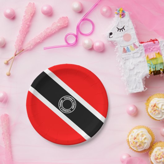 Trinidad en Tobago Papieren Bordje (Feest)