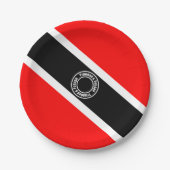 Trinidad en Tobago Papieren Bordje (Voorkant)