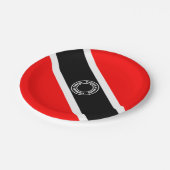 Trinidad en Tobago Papieren Bordje (Gekanteld)