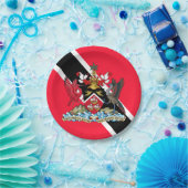 Trinidad en Tobago Papieren Bordje (Feest)