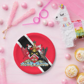 Trinidad en Tobago Papieren Bordje (Feest)