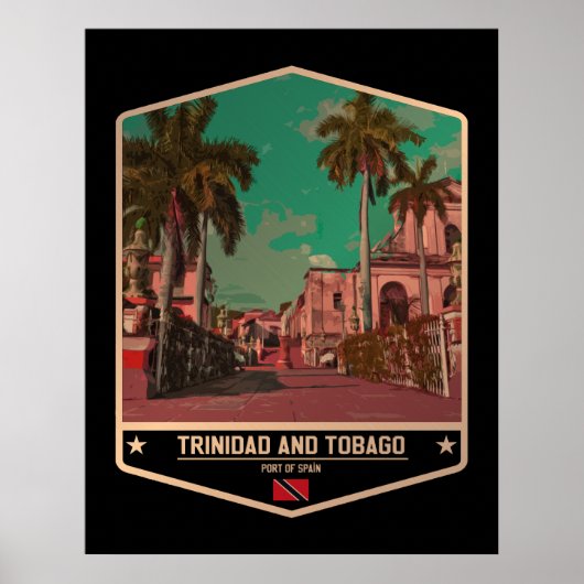 Trinidad en Tobago Poster (Voorkant)